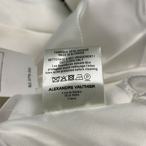 ALEXANDER VAUTHIER Size 10 White Off White Blazer - Picture 7 of 7